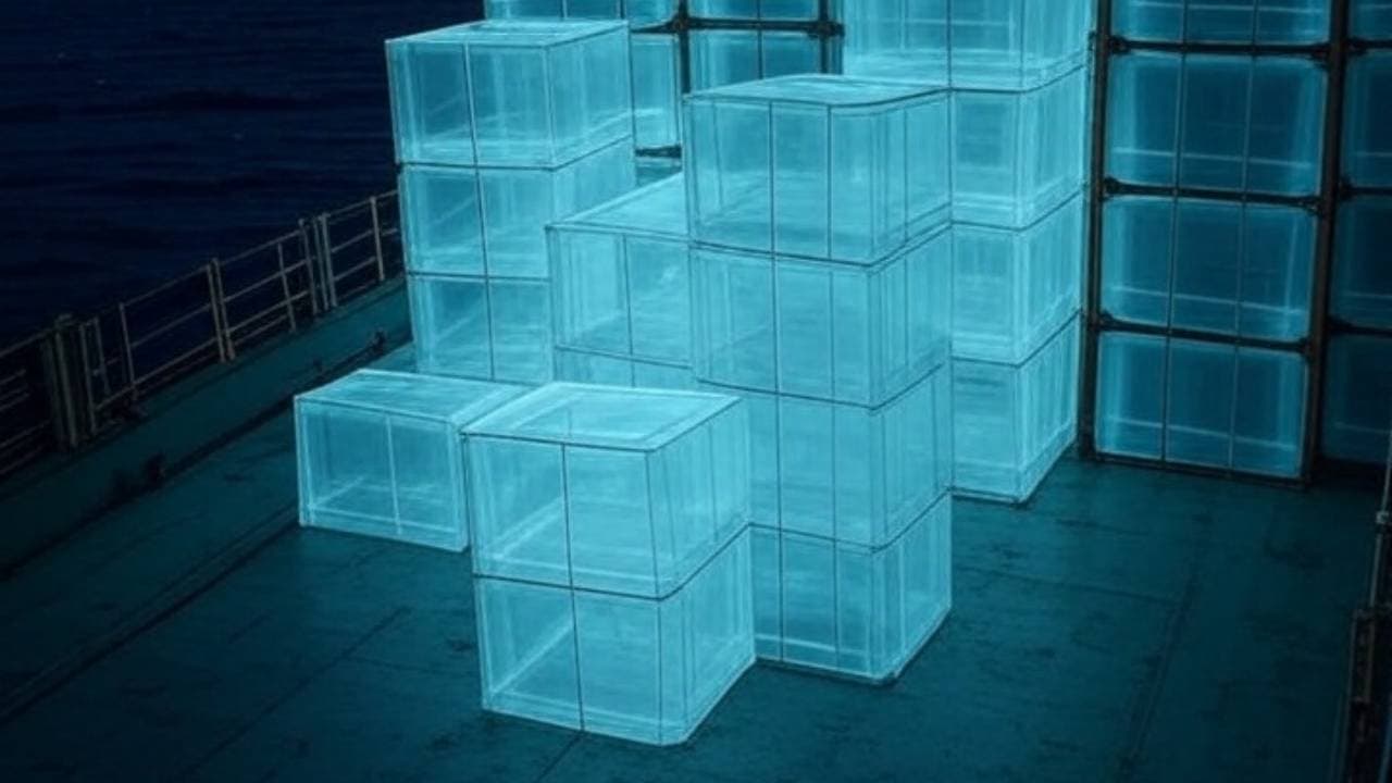 Illustration of 'ghost containers' generated by Grok